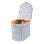 Retrete plegable con tapa view 1