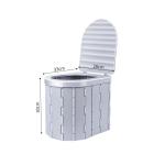 Retrete plegable con tapa view 3