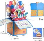 Tarjeta de felicitación musical de 3d view 2