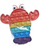 Langosta arco iris burbuja pop fidget juguete view 3