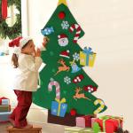 Diy sintió árbol de navidad conjunto 30pcs view 2