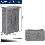 Plegable lavadero sucio cesta view 2