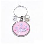 Pendentif de coupe de vin en alliage view 1