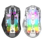 Souris sans fil avec coquille transparente view 2