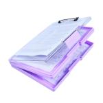 Presse-papiers de stockage de panneau visible clair view 2