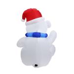Navidad oso polar inflable view 1