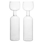 Verre de bouteille de vin view 1