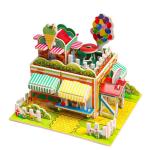 Cartes puzzle 3d view 1