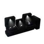 Terciopelo con caja de collar led view 2