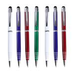 Stylo à bille à écran tactile capacitif métallique à deux pièces view 1