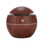 Humidificateur de champignon rond à grain de bois view 1