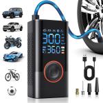 Compresor de aire bomba de bicicleta sin cables view 2