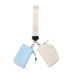 Bolsa de muñeca portátil cartera mini tarjeta cartera para tarjetas bancarias almacenamiento de moneda view 1