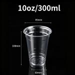 Gobelets jetables jetables à boisson froide pour animaux de compagnie de 10 oz view 1