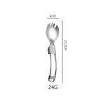 Set de coutellerie pliable en 6 pièces view 7