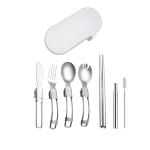 Set de coutellerie pliable en 6 pièces view 1