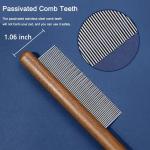 Brosse de toilettage petit chien en bois view 4