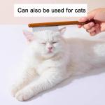 Brosse de toilettage petit chien en bois view 6