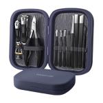 Manicure set pedicure kits acero inoxidable clipper herramientas de cuidado personal con caja de plástico view 1