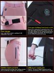 Mujeres usb pantalones calentados view 7