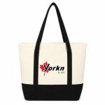 Couleur bloc toile tote view 2