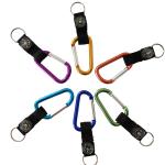 Carabiner de aleación de aluminio premium con brújula sin aceite y correa tejida view 1