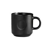 12oz élégant tasse à café en céramique rayée view 2