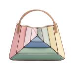 Turkish-inspired ruched color-block mini bolso view 4