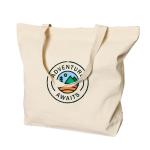 12 oz de algodón sin blanquear bolsa de tote view 3