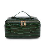 Pu piel maquillaje organizador bolsa view 2