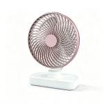 Usb recargable ventilador oscilante de escritorio view 3