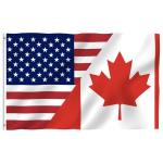 Canada drapeau national polyester view 2