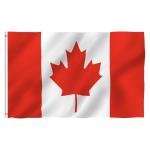 Canada drapeau national polyester view 1