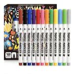 12 Colors Fabric Marker Set view 1
