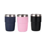 Coupe en acier inoxydable 8oz avec couvercle view 3