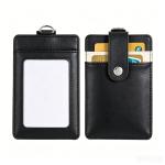 Porte badge pu cuir id view 1