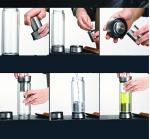 Flacon en verre transparent inoxydable de 320 ml view 3