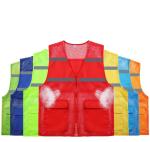 Gilet de bénévolat en maille réfléchissante view 1