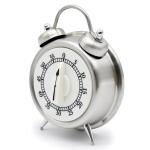 Acier inoxydable 1 heure horloge minuterie view 3