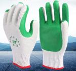 Guantes de algodón antideslizante de goma gruesa view 5