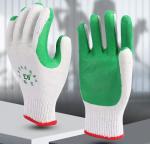 Guantes de algodón antideslizante de goma gruesa view 6