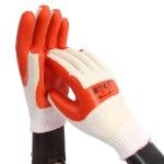 Guantes de algodón antideslizante de goma gruesa view 2