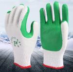 Guantes de algodón antideslizante de goma gruesa view 8