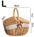 Panier en osier - l view 2