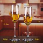Flûte de champagne en verre de 220ml view 2