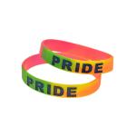 Orgueil jour arc-en-ciel bracelet en silicone view 3