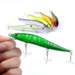 Pesca de plástico lure con gancho view 2