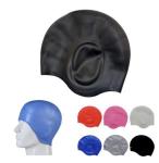 Casquettes de bain en silicone avec pochettes pour cheveux longs view 3