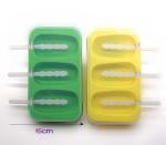 3 cavités silicone glace moule view 2