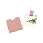 Miroir compact en acier inoxydable portable view 1